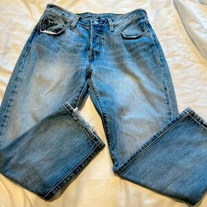 Vintage cropped 501 jeans